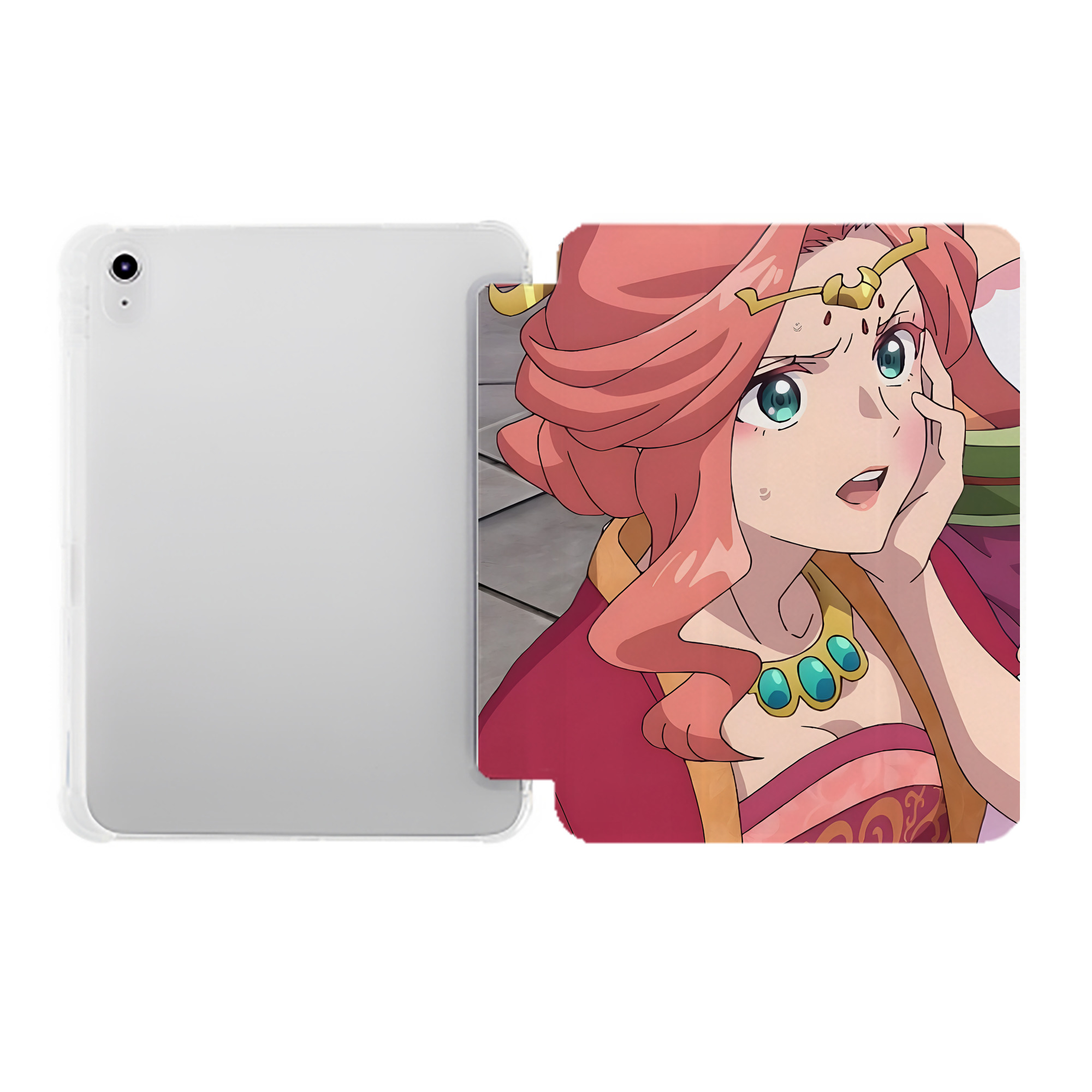 （画像用） 薬屋のひとりごと The Apothecary Diaries IPad ケース ペン収納付き 三つ折りスタンド PUレザー×シリコン 対応機種9.5/10.5/10.9インチ